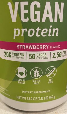 Strawberry Vegan Protein