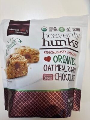 heavenly hunks RIDICULOUSLY AMAZING ORGANIC OATMEAL DARK CHOCOLATE