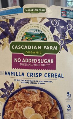 Vanilla crisp cereal
