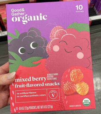 Mixed Berry Fruit-Flavored Snacks