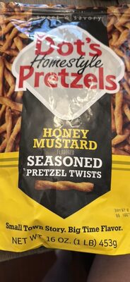 Honey Mustard Flavored Seasoned Pretzel Twists