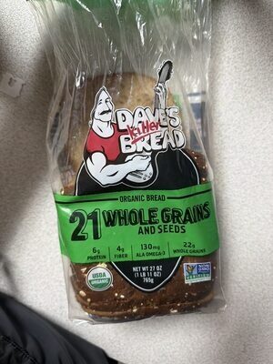 Organic Bread 21 Whole Grains and Seeds
