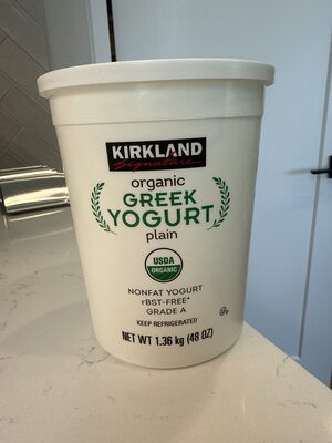 organic GREEK YOGURT plain