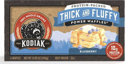 Power Waffles Blueberry