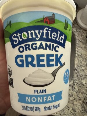 Organic Greek Plain Nonfat