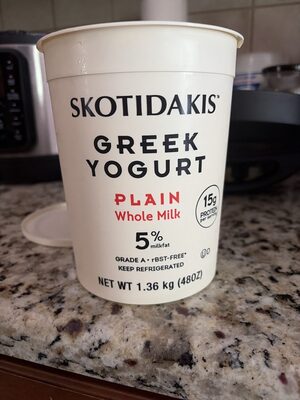 Greek Yogurt Plain Whole Milk