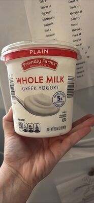 WHOLE MILK GREEK YOGURT PLAIN
