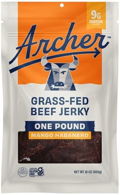 Grass-Fed Beef Jerky Mango Habanero
