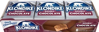 Double chocolate ice cream bars