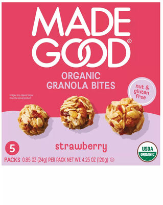 ORGANIC GRANOLA BITES strawberry