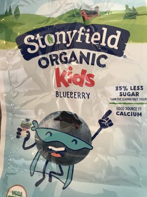 Organic Kids Blueberry Reduced Fat Yogurt Pouch