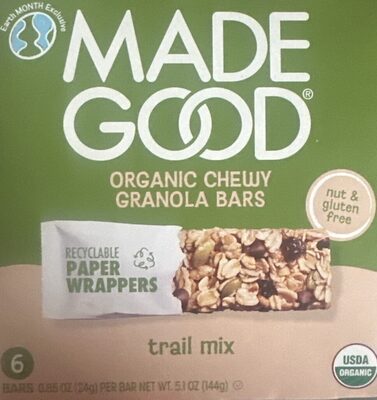 MADEGOOD Granola bars