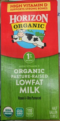 Organic 1% Lowfat Milk