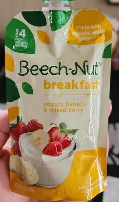 Beech nut breakfast on the go yogurt