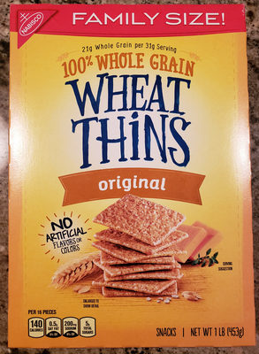 Nabisco Wheat Thins Original Crackers Family Size
