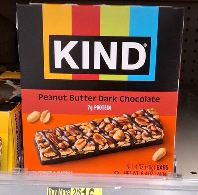 Peanut butter dark chocolate bars
