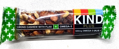 Almond Cashew Omega- 3 Plus Bar