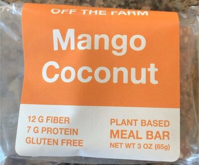 Plant Based Meal Bar - Mango Coconut