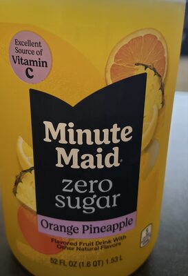 Zero Sugar orange pineapple
