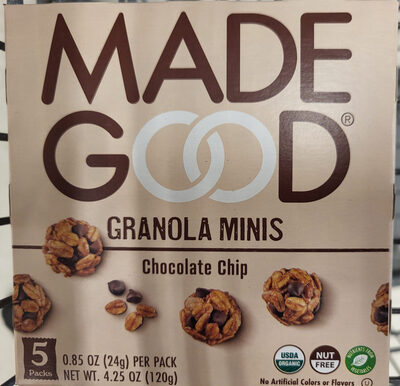 Organic Granola Bites chocolate chip