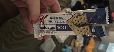 Blueberry Pastry Crisps